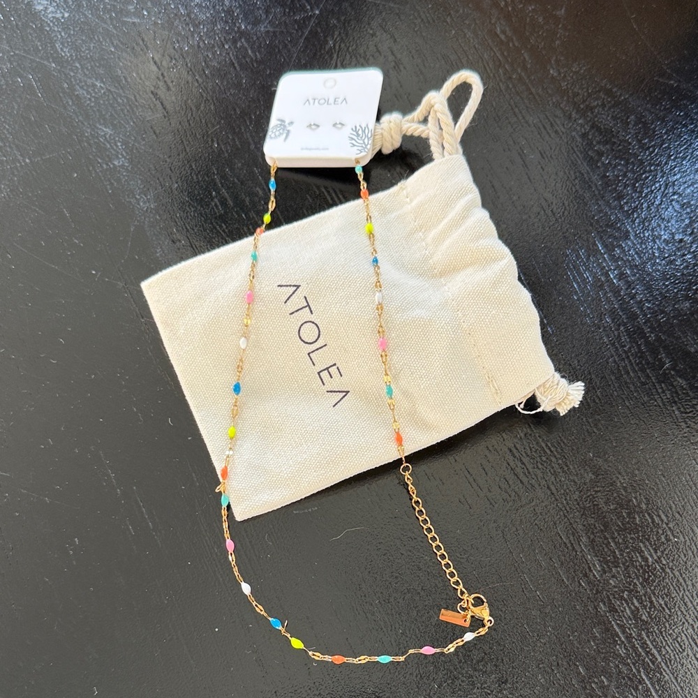 ATOLEA Colorful Beaded Necklace